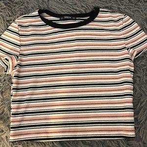 Striped Crop Top